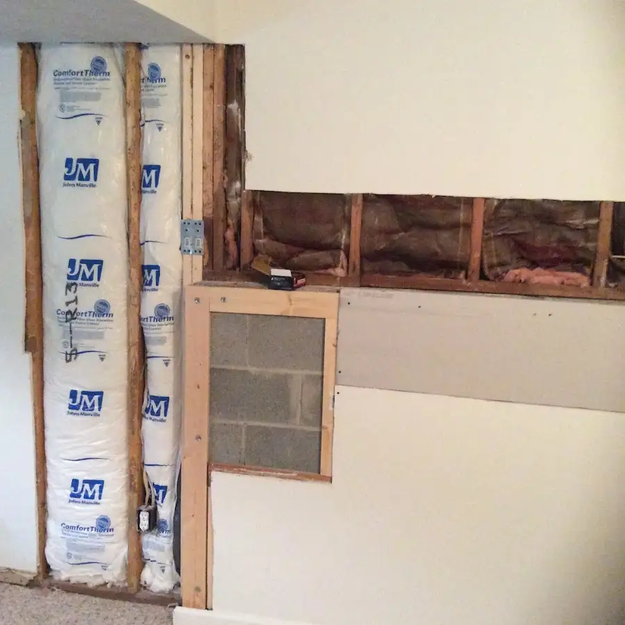 Wall insulation replacement during Contents Cleaning & Restoration in Hoquiam
